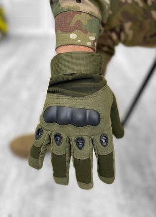 Тактические перчатки grip haki зимние XL