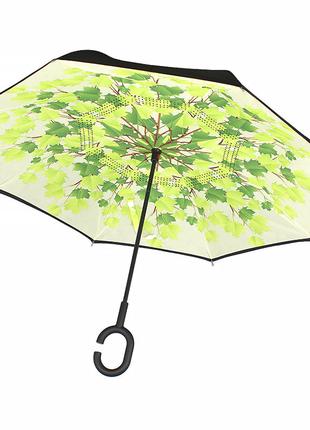Зонт наоборот Up-Brella Листья