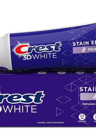 Отбеливающая зубная паста Сrest 3d White Stain Eraser Polishin...