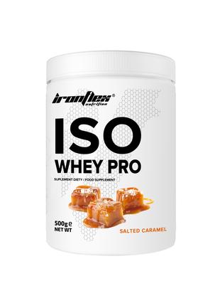 Протеїн IronFlex Iso Whey Zero 500g (Salted Caramel)