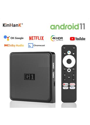 TV Box KINHANK G1 4/32Gb Amlogic S905X4-J AndroidTV 11 NETFLIX