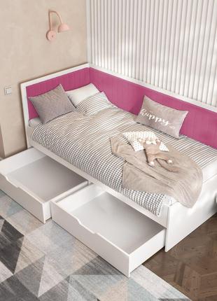 Дитяче ліжко для дівчинки Бруклін 190*80 см