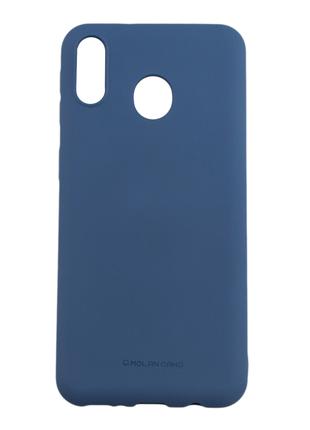 Силиконовый чехол для Samsung Galaxy M20 (SM-M205), синий