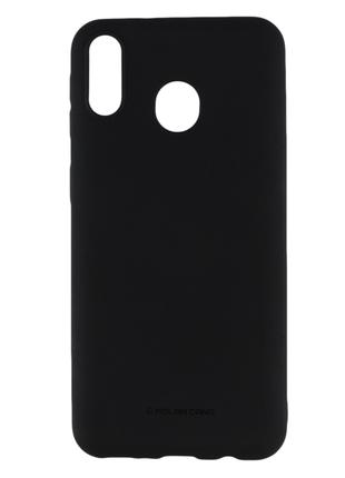 Силиконовый чехол для Samsung Galaxy M20 (SM-M205), черный