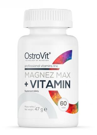 Комплекс витаминов и минералов OstroVit Magnez Max + Vitamin 6...