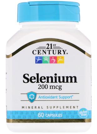 Селен 21st Century Selenium 200 mcg 60 Capsules