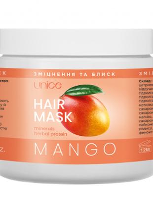 Маска для волосся Unice з екстрактом манго, 500 мл/3416014