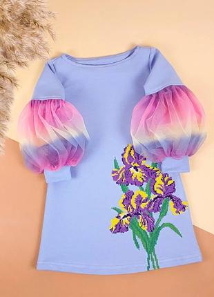 Платье для девочек с вышивкой "Ириска", Вышиванка детская