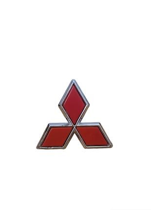 Эмблема значок на решетку радиатора Mitsubishi Мицубиси мала (...