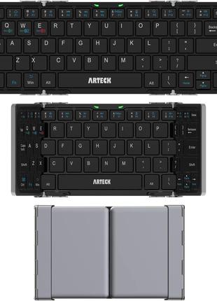 Складная Bluetooth-клавиатура Arteck, портативная мини-складна...