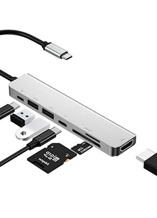 Type-C USB-хаб USB 3.0 HDMI 4k 3,1 в HDMI 7-в-1