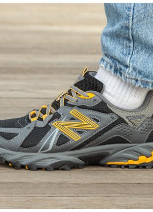 Мужские кроссовки New Balance 610 v1 Grey Black Yellow серые к...