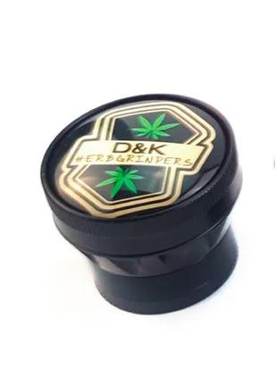 Гриндер для подрібнення D&K; CANNABIS DK-5831-D4 (Black 1)-LVR...