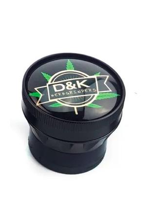 Гриндер для измельчения D&K; CANNABIS DK-5831-D4 (Black 5)-LVR...