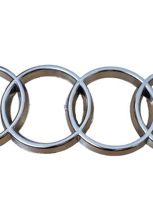 Эмблема значок на капот в решетку радиатора Audi Ауди 255х83мм...