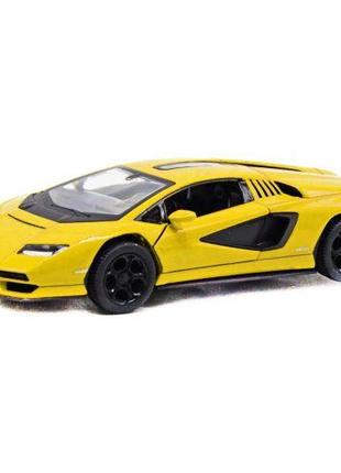 Машинка металлическая "Lamborghini countach", желтый