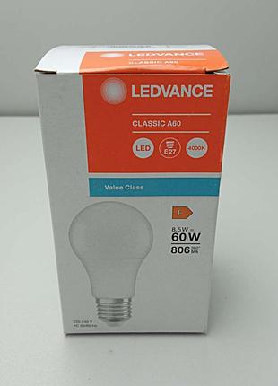 Лампочки Б/У Ledvance серії Value 8 Вт A60 матова E27 220 В 40...