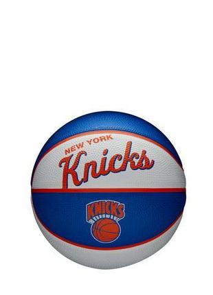 Мяч баскетбольный Wilson NBA TEAM RETRO BSKT MINI NY KNICKS si...