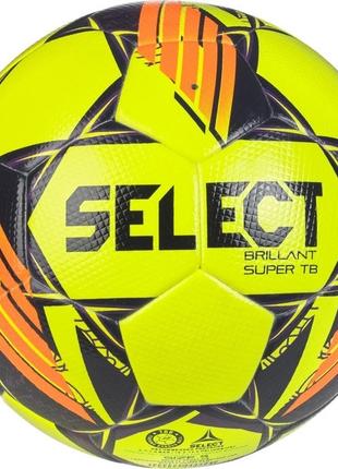 Мяч футбольный Select Brillant Super FIFA TB v24 Желтый Фиолет...