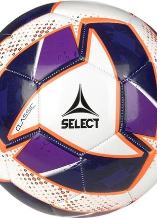 Мяч футбольный Select FB Classic v24 Белый Фиолетовый 5 (09958...