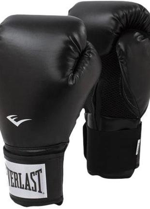 Боксерские перчатки Everlast PROSTYLE 2 BOXING GLOVES Черный 1...