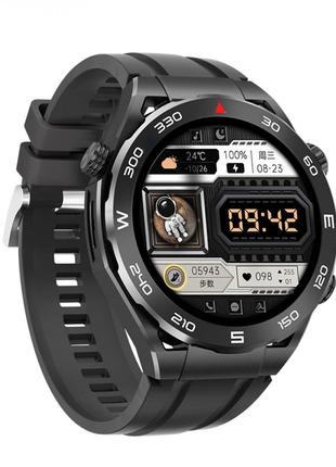 Смарт часы круглые Hoco Y16 Smart watch Black