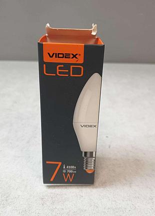 Лампочки Б/У LED лампа VIDEX C37e 7W E14 4100K