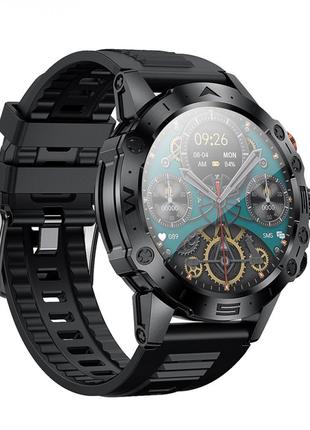 Смарт часы круглые Hoco Y20 HD IPS68 Black