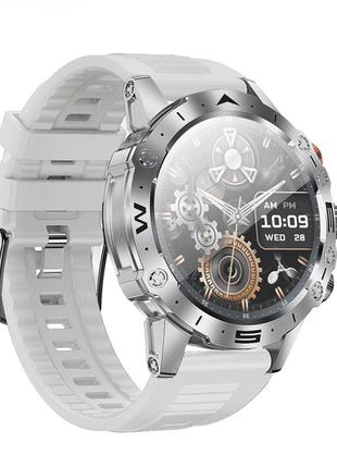 Смарт часы круглые Hoco Y20 HD IPS68 Silver