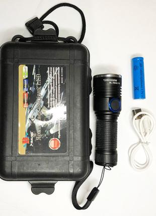 Потужний акумуляторний лід ліхтарик Bailong R482/R842-T6, Ручн...