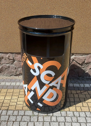 Бак для сміття з вашим дизайном у формі бочок