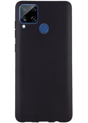 Чорний чохол Realme C15 / C12 силіконові чохли для телефонів