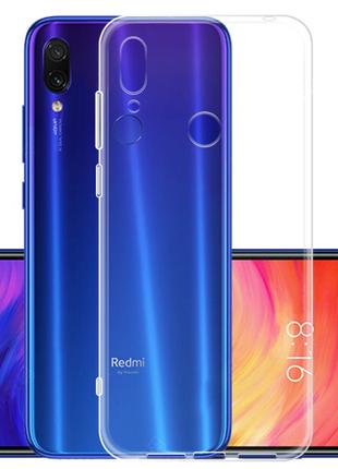 Прозорий чохол на Xiaomi Redmi Note 7 / Note 7 Pro / Note 7s ч...