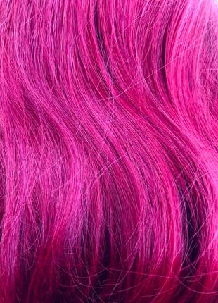 Тресси волосся малинове рожеве