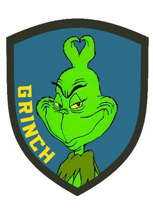 Шеврон Grinch Гринч Шевроны на заказ на липучке патчи ВСУ (AN-...