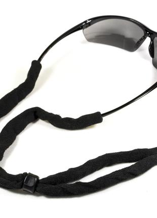 Ремінець для окулярів PowerСord PMX, бавовняний чорний