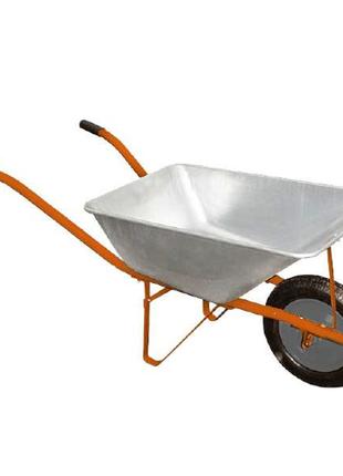Тачка садова одноколісна 58л 120 кг колесо 14", FLORA 5055324