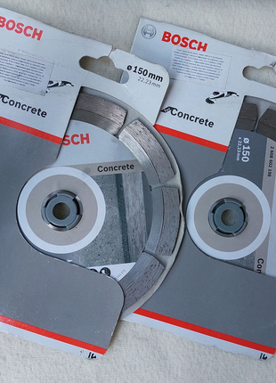 Новый алмазный диск отрезной круг Bosch for Concrete 150-22,23мм