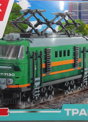 Конструктор iBlock PL-921-384 транспорт Поезд 1158 деталей +ПО...