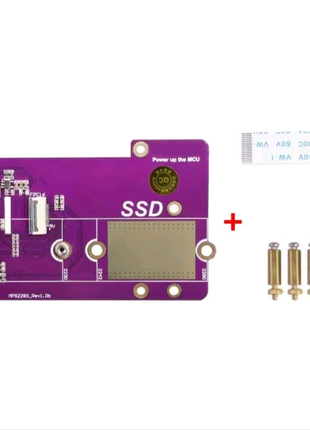 PCIE to SSD M.2 NVMe hat for Raspberry pi 5 / Плата розширення