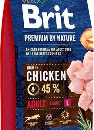 ТОП ПРОДАЖ Сухой корм для взрослых собак крупных пород Brit Pr...