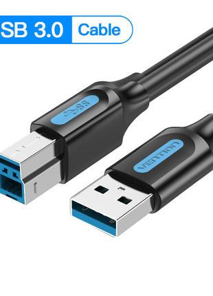 Кабель USB - USB Type-B (USB-B) VENTION USB 3.0 A MALE TO B MA...