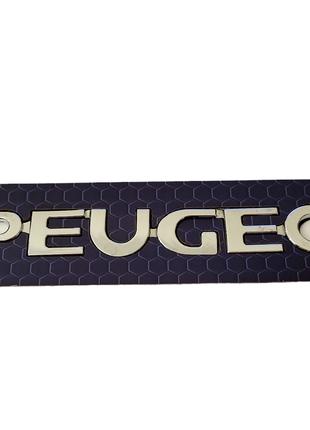 Эмблема значок на багажник Пежо, надпись на багажник Peugeot 1...