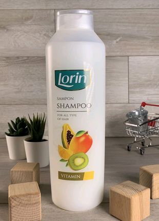 Шампунь для волос, для всех типов lorin vitamin витаминный 1л ...