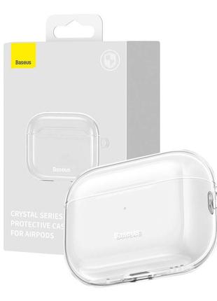 Защитный чехол Baseus Crystal прозрачный для Apple Airpods Pro...