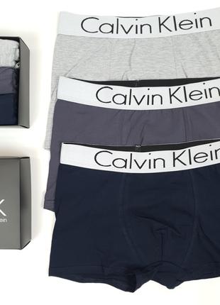 Комплекты мужского белья 3шт Calvin Klein. Мужские трусы-боксе...
