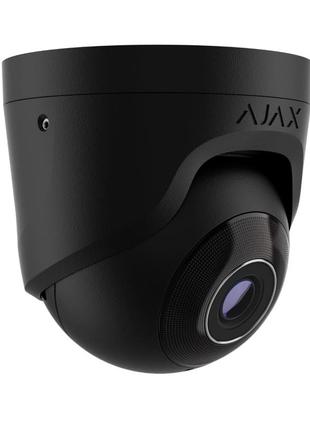 Дротова охоронна IP-камера Ajax TurretCam black (8Mp/2.8mm)