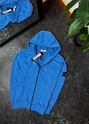 Зіп худі Stone island cotton fleece