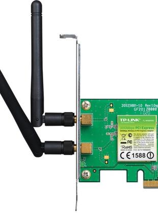 Безпровідний мережевий адаптер TP-Link TL-WN881ND PCI-E (300Mb...