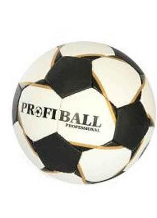 Мяч футбольний розмір 5 ПУ вага 400-420г чорний 2500-187 ТМ КИТАЙ